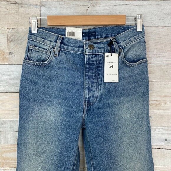 Levis Big E Jane Crop Jeans Relaxed High Waist 24 - Picture 2 of 8